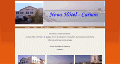 Desktop Screenshot of newshotel-carnon.com